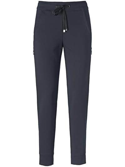 Broek in jogg-pant-stijl pasvorm Barbara Van Peter Hahn blauw