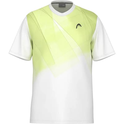 Tennisshirt HEAD Men Topspin Print Lightlime-M