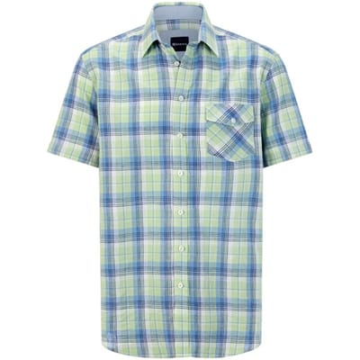 Babista herren Overhemd Met Korte Mouwen - 39/40 - lichtgroen - Plus Size