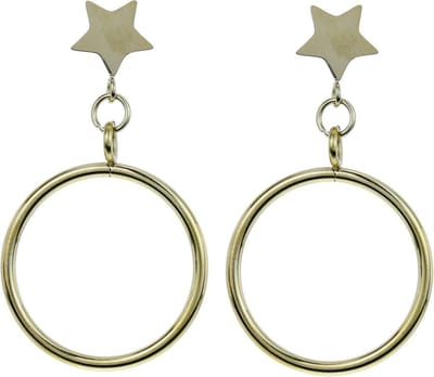 Behave - Oorhangers goudkleur ster - Modern accent voor daglook