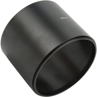 3.7in Telelens Zonnekap Aluminiumlegering Spiegel Telelens Zonnekap voor Fotoaccessoires gray
