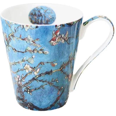 Van Gogh Monet Koffiekop Europese Stijl Kleine Luxe Mok Keramische Kantoorbeker Cadeau Souvenir 401-500ml