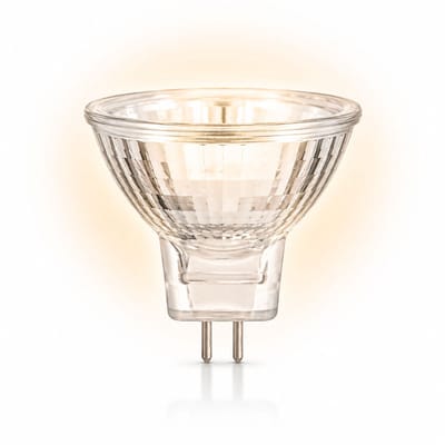 1x Reflector Halogeenlamp GU4 - 50W - Warm Wit Licht (2700K) - 300 lm - 2 jaar - Dimbaar - 12V - MR11