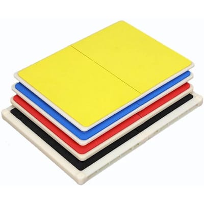 4 stuks Onbreekbaar Taekwondo Bord Herbruikbaar Krijgskunst Training Prestatiebord voor Wesing Oefening Break Board Y  4PCS yellow
