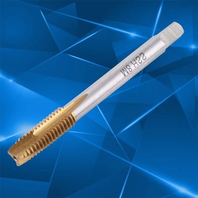 Set van 5 HSS Draad Tap en Schroefdraad Gereedschap voor M3 M4 M5 M6 M8 met Vooruitlopende Chipsafvoer