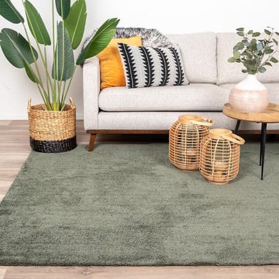 NATURL. Wasbaar vloerkleed - Clean Groen - 120x170cm