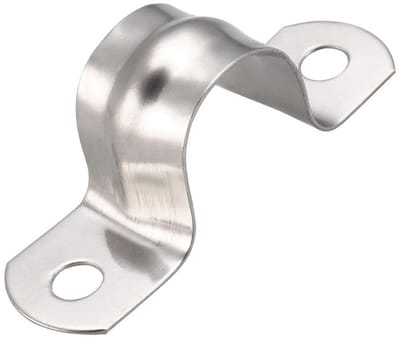 Allecto - Stijve Pijp Strap - U Beugel Kabel Klem - Duurzaam 20mm - Roestvrij Staal - Buis Klem Hanger - Geschikt voor Diverse Toepassingen - 20 Stuks
