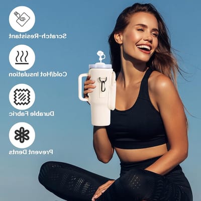 Praktische draagtas voor 1.2 L drinkfles - Inclusief telefoonvak, sleutelhanger en verstelbare schouderband voor outdoor, kantoor, reizen en sportactiviteiten