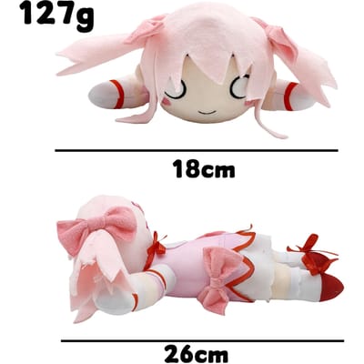 Poupée en Peluche Puella Magi Madoka Magica Jouet Kaname Madoka Cosplay Kawaii Oreiller Doux Rempli Cadeau d'Anniversaire 25cm 25cm white
