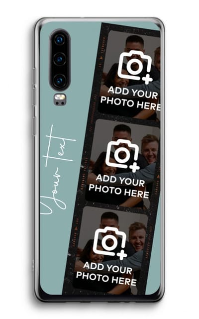 Gepersonaliseerd - Case Company® - Hoesje geschikt voor Huawei P30 hoesje - Filmrol N°1 - Soft Cover Telefoonhoesje - Bescherming aan alle Kanten en Schermrand