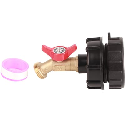 IBC IBC-container Adapter Tankadapter Kraanaansluiting Kleppakking Onderdelen Klein Mondstuk beige