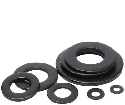 ONF3 - Platte sluitringen - Bevestigingsmateriaal - Zwart - M16 x 50 x 3 mm - Versterkt schroefverbinding - Perfect voor metaal en hout