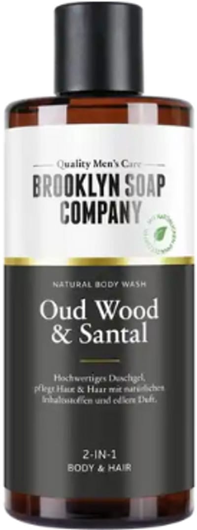 Brooklyn Soap Company - Body Wash Oud Hout & Sandelhout | 1x 300ml - Een moderne interpretatie van mannelijke sensualiteit
