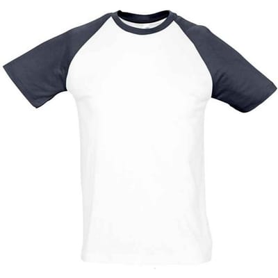 SOLS Unisex Funky Raglan T-shirt voor volwassenen (Wit)