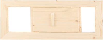 Ventilatierooster Hout - Rooster Sauna Stoombad - Luchtventilatie Verbeteren - Massief Hout Materiaal - 35 x 14 x 2 cm