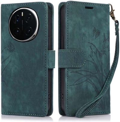 Premium Synthetisch Leren Wallet Case voor Honor Magic 7 Pro 5G - Magnetische Flip, Vouwbare Stand, Volledige Bescherming en Kaartsleuven - Groen
