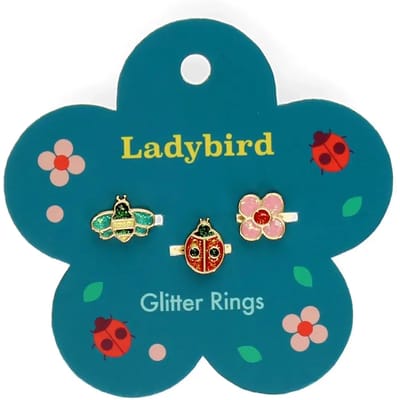 Lieveheersbeestje met glitters Rex London