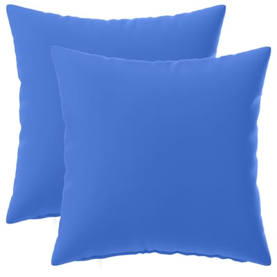 vidaXL - Kussensloop - 2 - pcs - HEERLEN - Koninklijk - Blauw - 30 - x - 30 - cm - Polyester