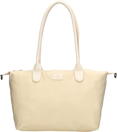 Charm London Buckingham Mono Shopper - Schoudertas - Crossbody - Praktisch - Lichgewicht - Tote Bag - Dames Tas - Crème