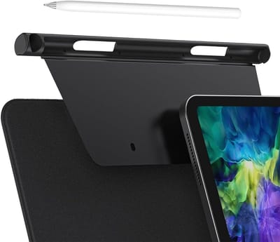 Pennenhouder voor iPad, Geschikt voor Magic Keyboard en Smart Keyboard Folio, Zwart, Magnetisch en Praktisch Ontwerp