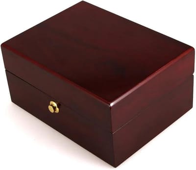 Houten Sieradenkist - Juwelendoos Horlogedoos - Sieraden Opbergen - Met Slot - Niet Gespecificeerd - Zwart
