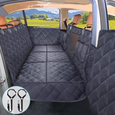 Honden Autostoelhoes - Reisbeschermer - Veilig Reizen - Waterdicht en Krasbestendig - 60x64 cm - Zwart