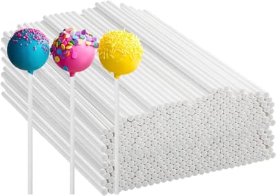 200 stuks cake pops, witte cakepop steeltjes, lolliesticks voor cake, snoepjes en traktaties, mini lollipop sticks, ideaal voor feestjes en evenementen