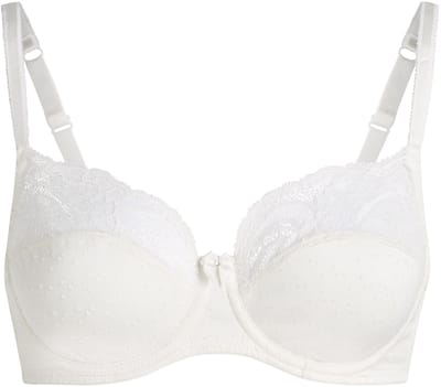 Hunkemöller Dames Lingerie Niet-voorgevormde beugel bh Sophie - Wit - maat C100
