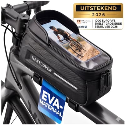 Nextcover Bikepacking Bovenbuistas - 0,8L - Schroefbaar - Zwart