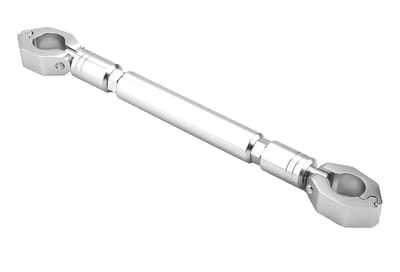 Cosensi - Dailygoods - Motorfiets Balans Bar - Aluminium - Cross Bar - Stuur Accessoires - Zilverkleur - Duurzaam - Stuurstabiliteit