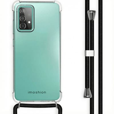 imoshion Hoesje - Geschikt voor Samsung Galaxy A52 (4G) / A52s / A52 (5G) - Backcover met koord - Zwart
