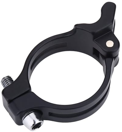Allecto - Icleta Shift Clamp - Fietsklemmen - Aluminium - Zwart - Geschikt voor 31.8 mm en 34.9 mm - Ideaal voor Icletta fietsen