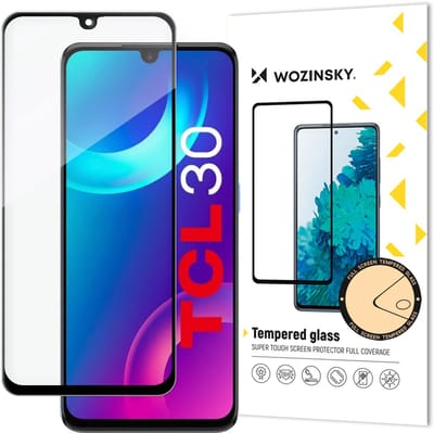 Wozinsky Serie - Volledige Lijm Screenprotector - TCL 30 - Case Friendly - 9H