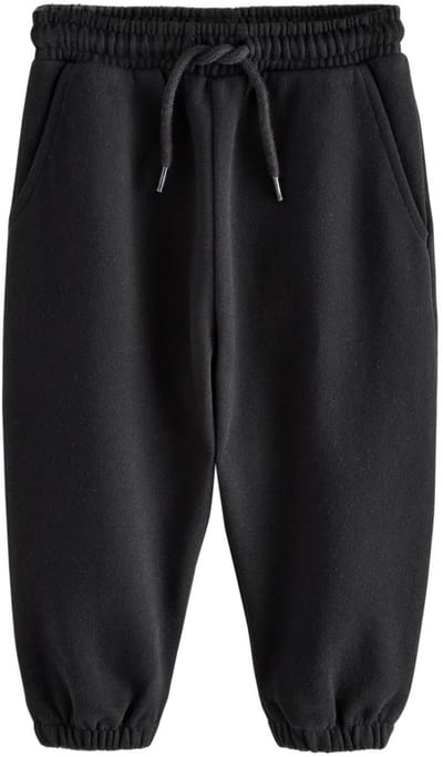 Next - Jongens - Zachte jersey joggingbroek met standaard pasvorm - Zwart