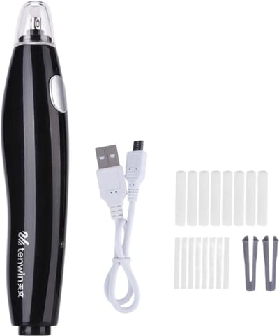 Nivard Elektrische Gum - Doezelaar - Electrische - Electric Eraser - Zwart + Extra Gummen