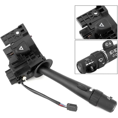 12450067 Schakelaar voor cruisecontrol, ruitenwisserarm en richtingaanwijzer, geschikt voor Chevy GMC Truck black