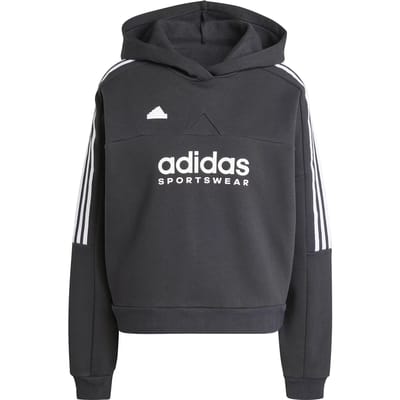 Adidas Tiro Cut 3 Stripes Fleece Sweatshirt Zwart S / Regular Vrouw