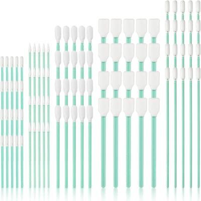 100 Stuks Schoonmaak Swabs met Schuimtip voor Printer, Camera, Lens en Kunstprojecten - Diverse Types voor Optische Reiniging en Naaimachines
