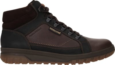 Mephisto PITT NEVADA - Volwassenen Heren sneakersHeren veterschoenVrije tijd half-hoog - Kleur: Bruin - Maat: 42