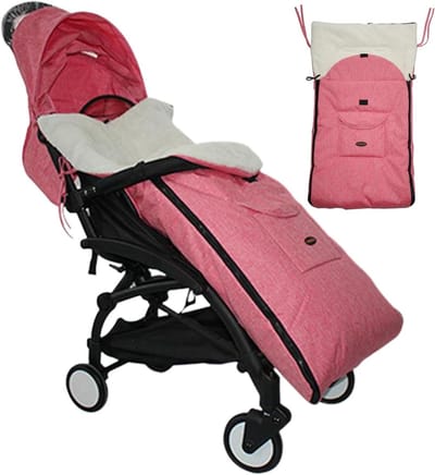 Wandelwagen voetenzak - Kinderwagen slaapzak - Warmte en comfort - Universele pasvorm - 34 x 17 cm - Stijl 1