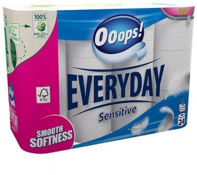 Ooops! Everyday Toiletpapier 3Laag 24Rol