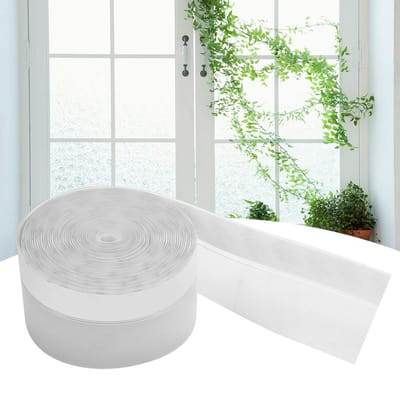 5M Transparante Zelfklevende Deur Raam Geluidsisolatie Stofwering Afdichtingsstrip (45 mm) white