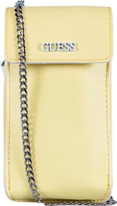 GUESS Schoudertas Telefoontasje Picnic Mini Crossbody Bag Lemon Geel