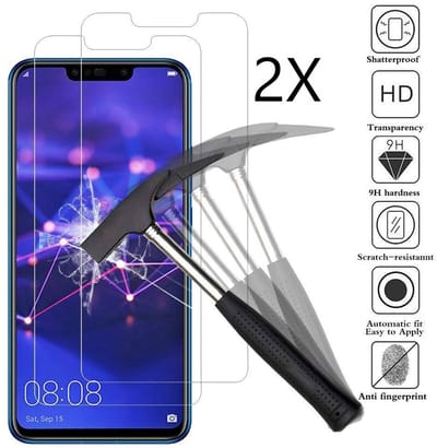 Ntech 2 Stuks Screenprotector Tempered Glass Glazen - Geschikt voor Huawei Mate 20 Lite