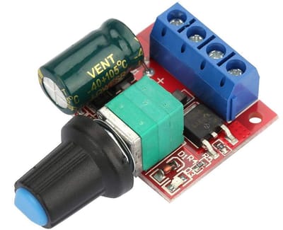 Allecto - Motor Speed Controller - Regelaar - Efficiënt en Betrouwbaar - 5V-28V 5A - Voor DC Motoren - Compact en Duurzaam