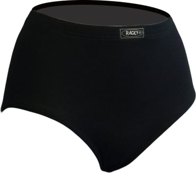 Dames Racky taille slip - Zwart - prijs per 6 stuks