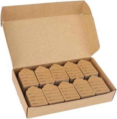 1000pcs 50x35mm prijslabels - power labels - cadeau etiketten - kleine labels - voor kleding - schoenen - hoeden