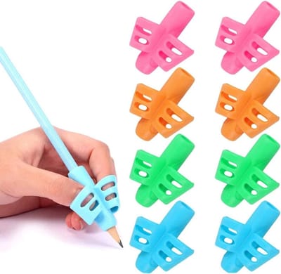 Potloodgrepen 8 Stuks - Siliconen - Veilig en duurzaam - Perfect voor kinderen - ShopVlot
