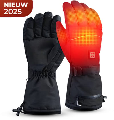 Verwarmde handschoenen - EXCLUSIEF 2 POWERBANKS - Handschoenen verwarmd - Elektrische verwarming - Winter - Oplaadbaar - Waterdicht - Winddicht - Zwart - Unisex -Geschikt voor DC-interfaces