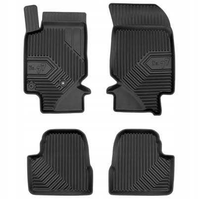 FROGUM 77 Automatten - Geschikt voor PEUGEOT 208 II (vanaf 2019) - TPE Rubber - Zwart